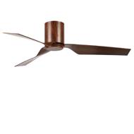 Show details for LUFT Daytona II Hugger 52" Wood Finish Luxury Ceiling Fan Picture of LUFT Daytona II Hugger 52" Wood Finish Luxury Ceiling Fan
