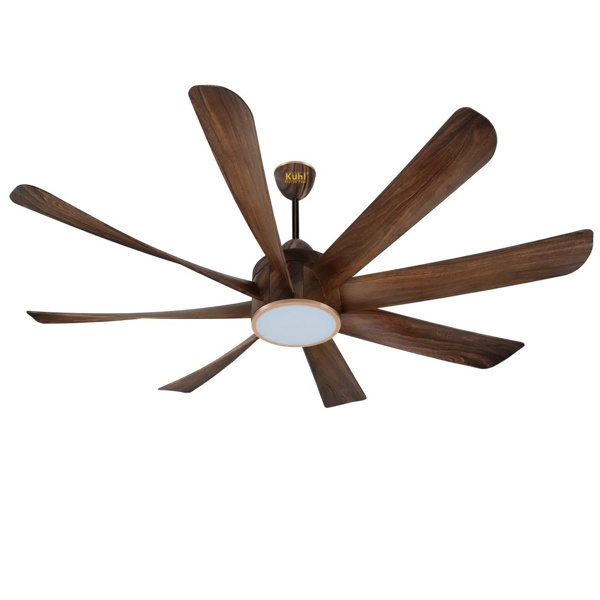 Picture of Kuhl Platin D8 (Teak) 60" Wood Finish BLDC Ceiling Fans