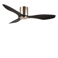 Show details for LUFT Citron II Hugger 48” Antique Brass Black Luxury Ceiling Fan Picture of LUFT Citron II Hugger 48” Antique Brass Black Luxury Ceiling Fan