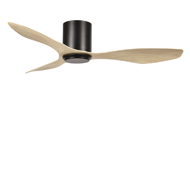 Show details for LUFT Citron II Hugger 48” Black With Oak Luxury Ceiling Fan Picture of LUFT Citron II Hugger 48” Black With Oak Luxury Ceiling Fan