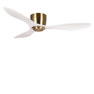 Show details for LUFT Citron II 48” Antique Brass White Luxury CTC Ceiling Fan Picture of LUFT Citron II 48” Antique Brass White Luxury CTC Ceiling Fan