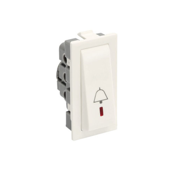 Picture of Legrand Britzy 673404 6A 1M White Bell Push With Indicator