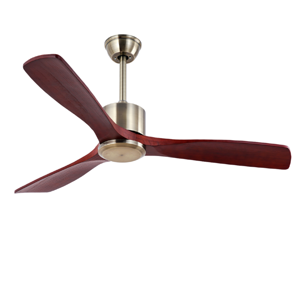 Picture of LUFT Testarossa II 52" Antique Brass Mahogany Luxury Ceiling Fan