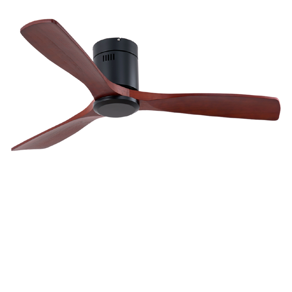 Picture of LUFT Testarossa II Hugger 52" Black With Mahogany Luxury Ceiling Fan