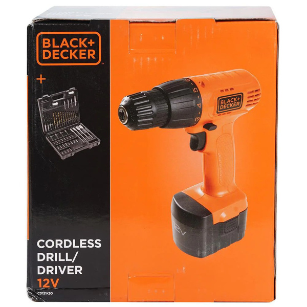 Picture of Black + Decker 12V Cordless Drill Machine