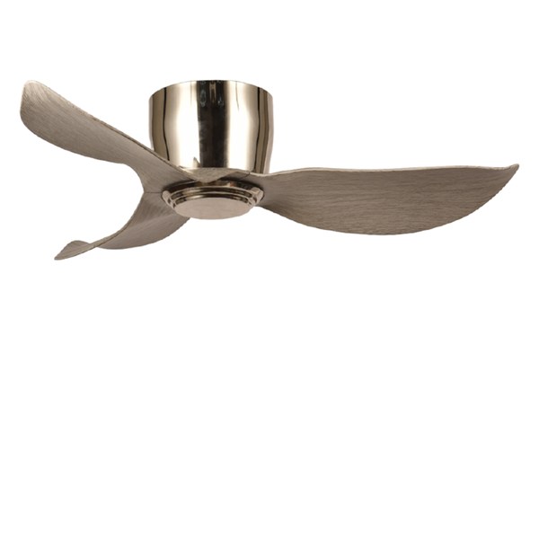 Picture of LUFT Swank II 46" Brushed Chrome Ash Grey Luxury CTC Ceiling Fan