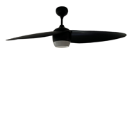 Show details for LUFT Berlinetta II 52" Matte Black With LED Luxury Ceiling Fan Picture of LUFT Berlinetta II 52" Matte Black With LED Luxury Ceiling Fan