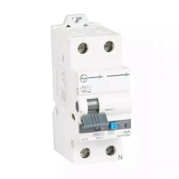 Picture of Lauritz Knudsen AUF3C201010 10A 100mA Double Pole RCBO