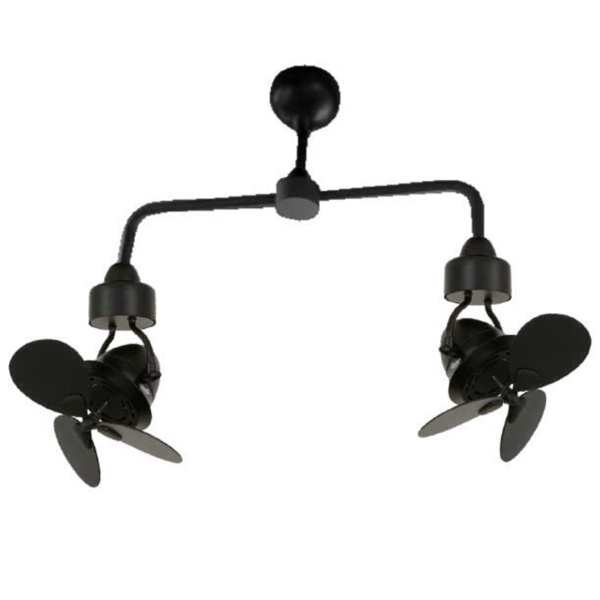 Picture of Luft Havana Twin 37" Black Luxury Ceiling Fan