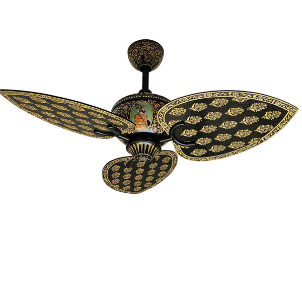 Picture of The Fan Studio Shalimar Sanganeri Leaf 36" Luxury Ceiling Fan