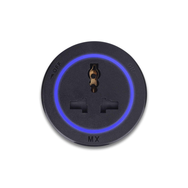 Picture of MX 6015 6 | 13 A Universal Socket With LED Light Power Track Adaptor