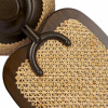 Picture of The Fan Studio Shalimar Cane Leaf 42" Luxury Ceiling Fan