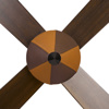 Picture of The Fan Studio Eden Leather 52" Luxury Ceiling Fan