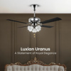 Picture of Crompton Uranus 48" Black Chrome Ceiling Fans