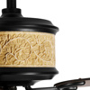 Picture of The Fan Studio Monarch Camel Bone 48" Luxury Ceiling Fan
