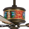 Picture of The Fan Studio Monarch Handpainted 48" Luxury Ceiling Fan