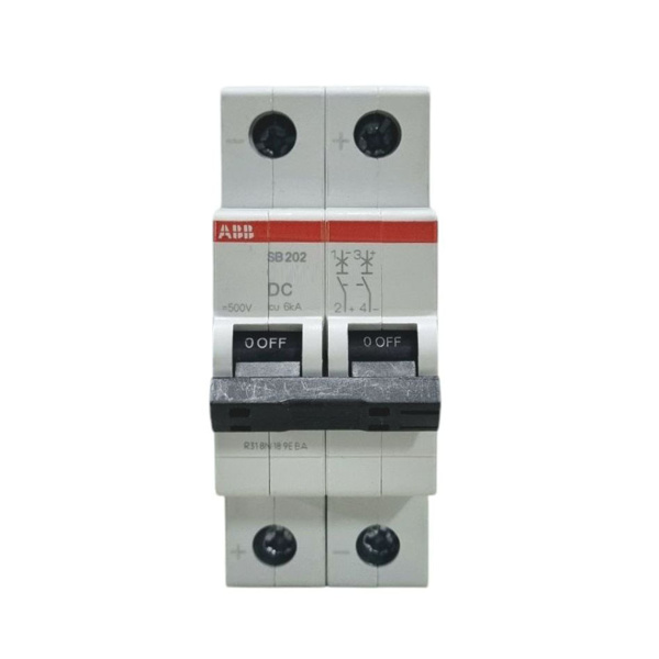 Picture of ABB 32A C-Curve 6kA 2 Pole DC MCB