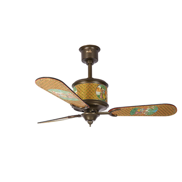 Picture of The Fan Studio Monarch Mysore Kalam Art 36" Luxury Ceiling Fan