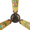 Picture of The Fan Studio Monarch Mysore Kalam Art 36" Luxury Ceiling Fan