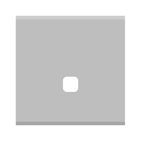 Picture of Norisys TG9 TA121.04 1M Size Plate With 1M Window Natural Solid Aluminium Cover Plates With Frames