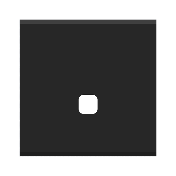 Picture of Norisys TG9 TA121.05 1M Size Plate With 1M Window Black Solid Aluminium Cover Plates With Frames