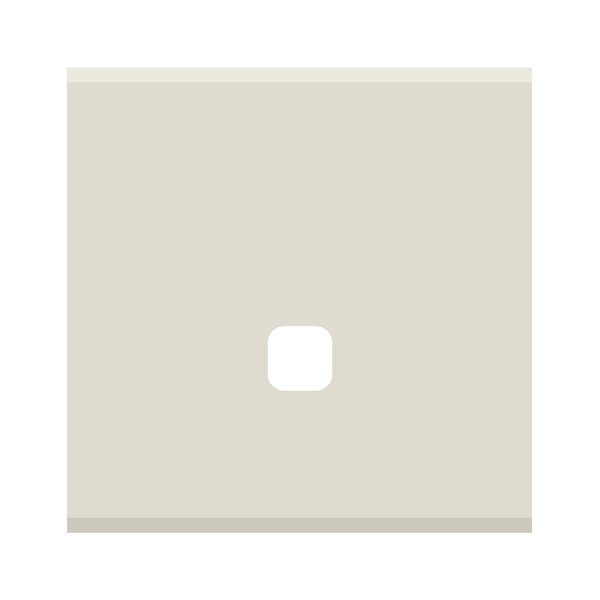 Picture of Norisys TG9 TG121.08 1M Size Plate With 1M Window Ice White Solid Glass Cover Plates With Frames