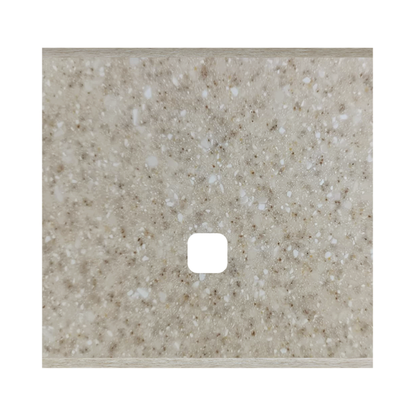 Picture of Norisys TG9 TM121.11 1M Size Plate With 1M Window Terra Beige Solid Marble Cover Plates With Frames