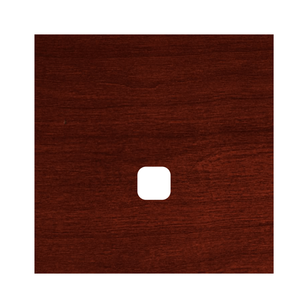 Picture of Norisys TG9 TW121.06 1M Size Plate With 1M Window Dark Mahogany Solid Wood Cover Plates With Frames