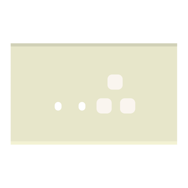 Picture of Norisys TG9 TG144.38 4M Size Plate With 2 Holes + 1 Socket Window Ultra White Solid Glass Cover Plates With Frames