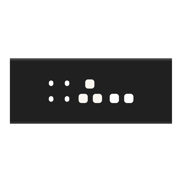 Picture of Norisys TG9 TG136.19 6M Size Plate With 4 Holes + 1 Socket Window + 2 Window Solid Black Solid Glass Cover Plates With Frames