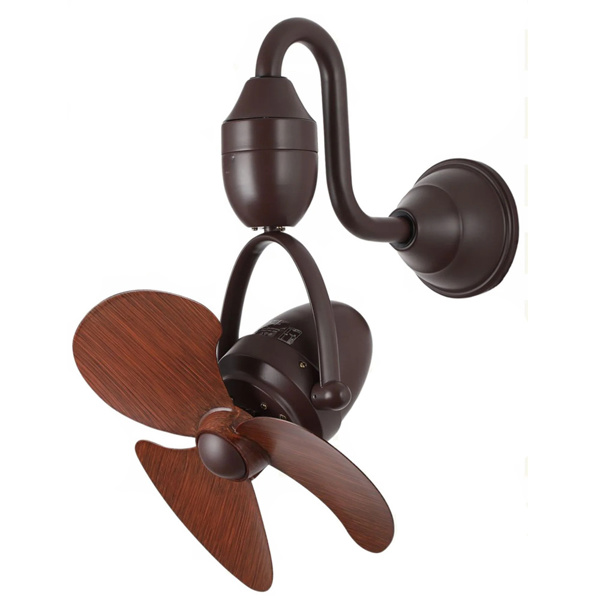 Picture of LUFT Wiscon 15" Orb Wood Luxury Wall Fan