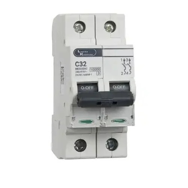 Picture of Lauritz Knudsen BB20320C 32A C-Curve 10kA 2 Pole MCB