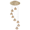 Picture of Philips Elevate 800094 8H (G9 Lamp Base) Double-Height Brass (EPL Finish) Ceiling Chandeliers
